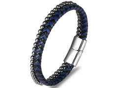 HY Wholesale Leather Bracelets Jewelry Popular Leather Bracelets-HY0135B067