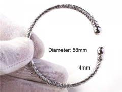 HY Wholesale Bangle Stainless Steel 316L Jewelry Bangle-HY0128B031