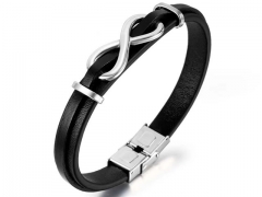 HY Wholesale Leather Bracelets Jewelry Popular Leather Bracelets-HY0132B176