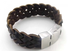 HY Wholesale Leather Bracelets Jewelry Popular Leather Bracelets-HY0041B030