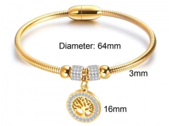HY Wholesale Bangle Stainless Steel 316L Jewelry Bangle-HY0016D106