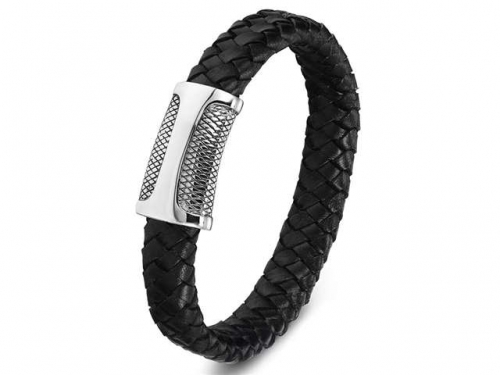 HY Wholesale Leather Bracelets Jewelry Popular Leather Bracelets-HY0130B224