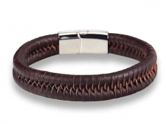 HY Wholesale Leather Bracelets Jewelry Popular Leather Bracelets-HY0135B145