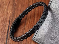 HY Wholesale Leather Bracelets Jewelry Popular Leather Bracelets-HY0133B036
