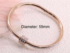 HY Wholesale Bangle Stainless Steel 316L Jewelry Bangle-HY0122B051