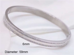 HY Wholesale Bangle Stainless Steel 316L Jewelry Bangle-HY0122B478