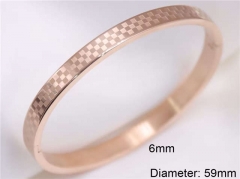 HY Wholesale Bangle Stainless Steel 316L Jewelry Bangle-HY0122B308