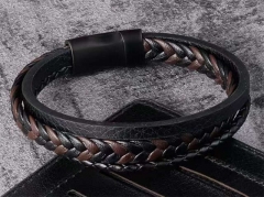HY Wholesale Leather Bracelets Jewelry Popular Leather Bracelets-HY0133B224