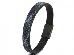 HY Wholesale Leather Bracelets Jewelry Popular Leather Bracelets-HY0129B005