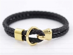 HY Wholesale Leather Bracelets Jewelry Popular Leather Bracelets-HY0129B008