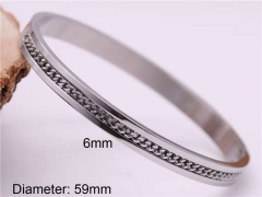 HY Wholesale Bangle Stainless Steel 316L Jewelry Bangle-HY0122B138