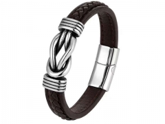 HY Wholesale Leather Bracelets Jewelry Popular Leather Bracelets-HY0135B034