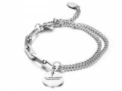 HY Wholesale Bracelets Jewelry 316L Stainless Steel Jewelry Bracelets-HY0132B013