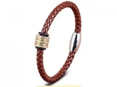 HY Wholesale Leather Bracelets Jewelry Popular Leather Bracelets-HY0130B170