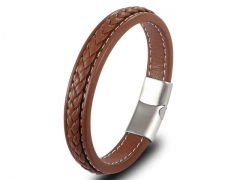 HY Wholesale Leather Bracelets Jewelry Popular Leather Bracelets-HY0120B055