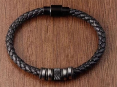 HY Wholesale Leather Bracelets Jewelry Popular Leather Bracelets-HY0133B039