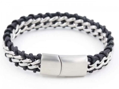 HY Wholesale Leather Bracelets Jewelry Popular Leather Bracelets-HY0129B130