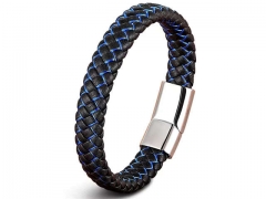 HY Wholesale Leather Bracelets Jewelry Popular Leather Bracelets-HY0130B013