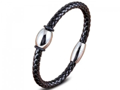 HY Wholesale Leather Bracelets Jewelry Popular Leather Bracelets-HY0130B268