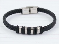 HY Wholesale Leather Bracelets Jewelry Popular Leather Bracelets-HY0129B141