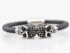 HY Wholesale Leather Bracelets Jewelry Popular Leather Bracelets-HY0129B090