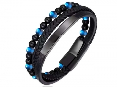HY Wholesale Leather Bracelets Jewelry Popular Leather Bracelets-HY0136B114