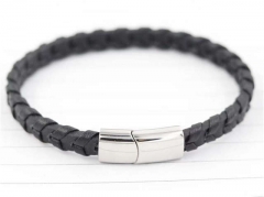 HY Wholesale Leather Bracelets Jewelry Popular Leather Bracelets-HY0129B233