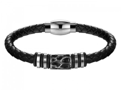 HY Wholesale Leather Bracelets Jewelry Popular Leather Bracelets-HY0120B160