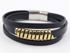 HY Wholesale Leather Bracelets Jewelry Popular Leather Bracelets-HY0129B094