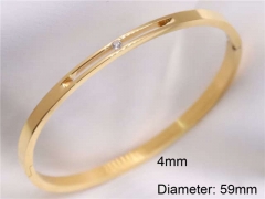 HY Wholesale Bangle Stainless Steel 316L Jewelry Bangle-HY0122B296