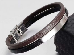 HY Wholesale Leather Bracelets Jewelry Popular Leather Bracelets-HY0133B236