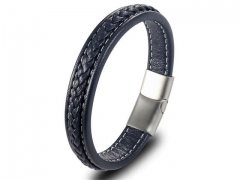 HY Wholesale Leather Bracelets Jewelry Popular Leather Bracelets-HY0120B047