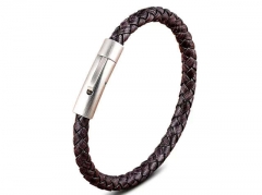 HY Wholesale Leather Bracelets Jewelry Popular Leather Bracelets-HY0130B078
