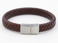 HY Wholesale Leather Bracelets Jewelry Popular Leather Bracelets-HY0129B074