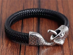 HY Wholesale Leather Bracelets Jewelry Popular Leather Bracelets-HY0133B151