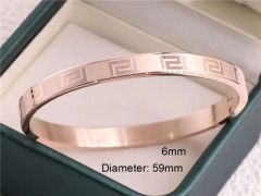 HY Wholesale Bangle Stainless Steel 316L Jewelry Bangle-HY0122B425