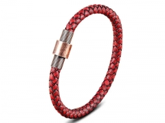 HY Wholesale Leather Bracelets Jewelry Popular Leather Bracelets-HY0130B159