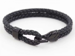 HY Wholesale Leather Bracelets Jewelry Popular Leather Bracelets-HY0129B040