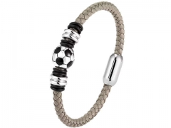 HY Wholesale Leather Bracelets Jewelry Popular Leather Bracelets-HY0120B189
