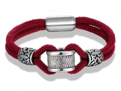 HY Wholesale Leather Bracelets Jewelry Popular Leather Bracelets-HY0135B024