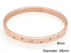HY Wholesale Bangle Stainless Steel 316L Jewelry Bangle-HY0041B102