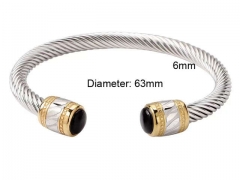 HY Wholesale Bangle Stainless Steel 316L Jewelry Bangle-HY0128B093