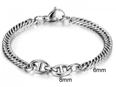 HY Wholesale Bracelets Jewelry 316L Stainless Steel Jewelry Bracelets-HY0132B028