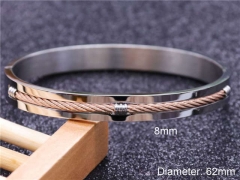 HY Wholesale Bangle Stainless Steel 316L Jewelry Bangle-HY0122B361