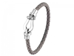 HY Wholesale Leather Bracelets Jewelry Popular Leather Bracelets-HY0120B014