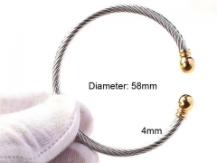 HY Wholesale Bangle Stainless Steel 316L Jewelry Bangle-HY0128B032