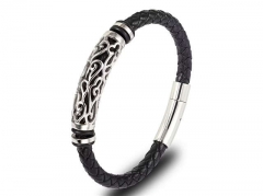 HY Wholesale Leather Bracelets Jewelry Popular Leather Bracelets-HY0120B169