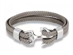 HY Wholesale Leather Bracelets Jewelry Popular Leather Bracelets-HY0135B174