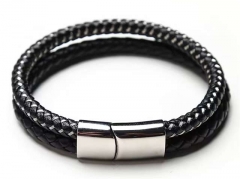 HY Wholesale Leather Bracelets Jewelry Popular Leather Bracelets-HY0120B114