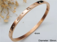 HY Wholesale Bangle Stainless Steel 316L Jewelry Bangle-HY0122B467